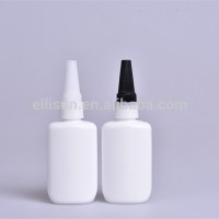 120ml hdpe empty plastic super glue bottle with dropper plug